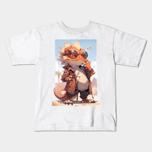 Fancy bearded dragon Kids T-Shirt